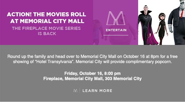 Action! The Movies Roll at Memorial City Mall